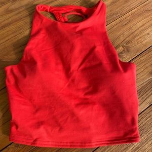 Alo yoga outfit. Size small. Color Red